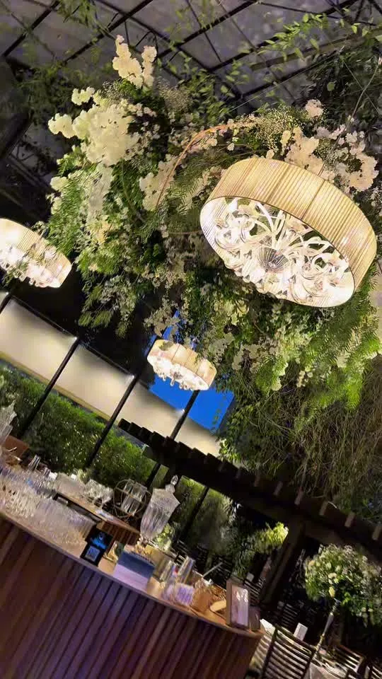 Frame da decoração de evento
